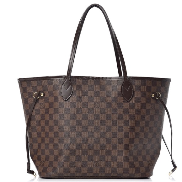 Louis Vuitton Handbags - LOUIS VUITTON Damier Ebene Neverfull MM